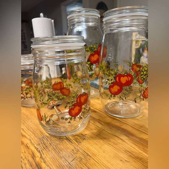 Vintage glass canister set. Brand new seals. - Picture 2 of 5